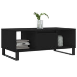 Coffee Table Black 90x50x36.5 cm Engineered Wood 830597
