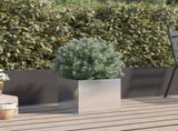 Planter Silver 32x30x29 cm Stainless Steel 841543