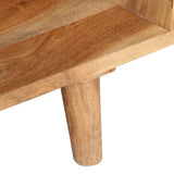 TV Cabinet 115x30x39 cm Solid Acacia Wood 322665