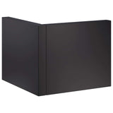 Retaining Wall 50 x 50 x 30 cm Steel Black 8015199
