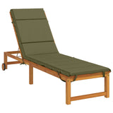 Sunlounger Cushion GEMERT 100% Polyester Olive Green 948500