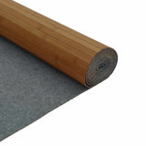 Rug Rectangular Brown 80x500 cm Bamboo 376794