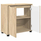 Bathroom Basin Cabinet with Shelf Sonoma Oak 60 x 30 x 60 cm 888749