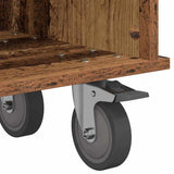 TV Stand Old Wood 100 x 35 x 35 cm Engineered Wood 891038