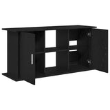 Aquarium Stand Black Oak 121x41x58 cm Engineered Wood 862154