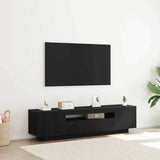 TV Cabinet Black 160 x 35 x 40 cm Engineered Wood 861103