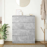 Sideboard Concrete Grey 80x35x99 cm Engineered Wood 3328483