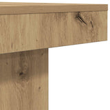 Coffee Table Artisan Oak 90x90x28 cm Engineered Wood 856555