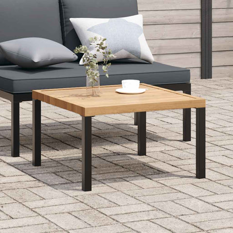 Garden Coffee Table Black 65x65x40 cm Aluminium 4008573
