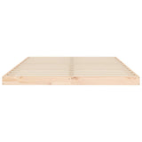 Bed Frame without Mattress 140x200 cm Solid Wood Pine 823444