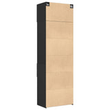 Storage Cabinet Black 70x42.5x225 cm Engineered Wood 3281337