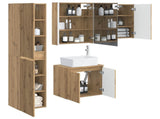 Bathroom Cabinet Set 5 pcs Artisan Oak 53 x 15.5 x 70 cm 3407334