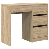 Desk with Drawer Sonoma Oak 90 x 37.5 x 75 cm Engineered Wood 869492