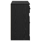 Highboard Black Oak 70 x 35.5 x 67.5 cm Engineered Wood 881419