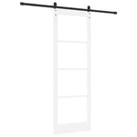 Sliding Door Manual ORKDAL White 83 x 232 cm Wood and metal 3332478