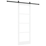 Sliding Door Manual ORKDAL White 83 x 232 cm Wood and metal 3332478