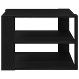 Coffee Table Black Oak 58 x 58 x 40 cm Engineered Wood 862608