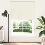 ZNTS Roller Blind Blackout Off White 155x210 cm Fabric Width 151.6 cm Polyester 4011711