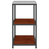 Kitchen Storage HATTEM Rusty 90 x 50 x 92 cm Steel 874960