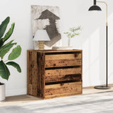 Corner Chest of Drawers Old Wood 60x41x58 cm Engineered Wood 852850