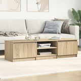 TV Cabinet Sonoma Oak 140x40x35.5 cm Engineered Wood 800651