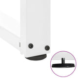 Dining Table Legs T-Shaped 2 pcs White 50x35x cm Steel 4013049