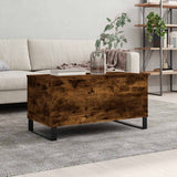 Coffee Table Smoked Oak 90x44.5x45 cm Engineered Wood 830985