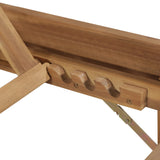 Folding Sun Lounger Solid Acacia Wood 44253
