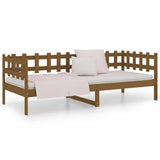 Day Bed without Mattress Honey Brown 90x200 cm Solid Wood Pine 820759