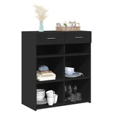 Sideboard Black 80x42.5x93 cm Engineered Wood 3281477