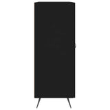 Sideboard Black 69.5x34x90 cm Engineered Wood 828013