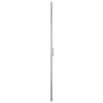 ZNTS Shower Door Tempered Glass 81x195 cm 146655