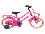 Kids Bike 14 Inches for 3-5 Years Old Dark Pink 42009188