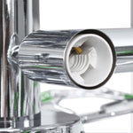 ZNTS Ceiling Lamp with Acrylic Crystal Leaf Arms for 5 E14 Bulbs Green 289241