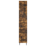 Cabinet Set 2 pcs Smoked Oak 33 x 34.5 x 90 cm Engineered Wood 3416651