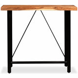 Bar Table Solid Acacia Wood 120x60x107 cm 245436