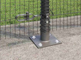 Welded Wire Fence with Concrete Base 50 x 1.2 m 3352593