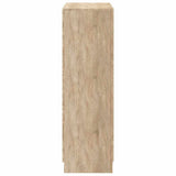 243061 Shoe Cabinet 7 Shelves Oak
