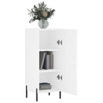 ZNTS Sideboard White 34.5x34x90 cm Engineered Wood 828548