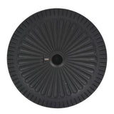 Parasol Base Resin Round Black 14 kg 43657