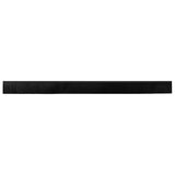 Screw-on Door Brush Seals 12 pcs Black 100 cm Aluminium Alloy 42019603