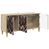TV Cabinet OMMEN 102 x 33 x 50 cm Sonoma Engineered Wood 8007079