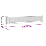 Tennis Net Folding Black and Red 494.5 x 90 x 87 cm Polyester 42012862