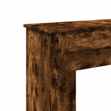 Fireplace Surround Smoked Oak 90x30x90 cm Engineered Wood 854593