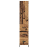 Highboard Old Wood 69.5 x 34 x 180 cm Engineered Wood 3415774