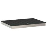 Garden Floor Shower WPC and Stainless Steel 201 Anthracite 42031215