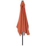 Garden Parasol Terracotta Polyester 300x200 cm Tiltable 44504