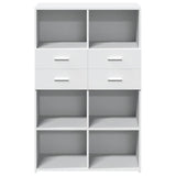 Highboard White 80x42.5x124 cm Engineered Wood 3281385