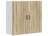 Wall Cabinet PORTO Sonoma Oak 80 x 31 x 100 cm Engineered Wood 885497