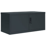 ZNTS File Cabinet Anthracite 90x40x40 cm Steel 339719